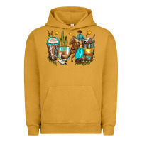 Pigment Peanut Butter cowboy coffee cups Urban Hoodie - Zillion Design Studio