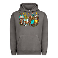 Pigment Tornado cowboy coffee cups Urban Hoodie - Zillion Design Studio