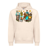 Sandshell cowboy coffee cups Urban Hoodie - Zillion Design Studio