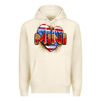 Tofu American mini heart Premium Hoodie - Zillion Design Studio