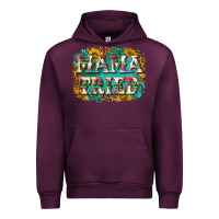 Mauve Wine western mama tried with sunflowers and gemstone Urban Hoodie - texasbilliewilder