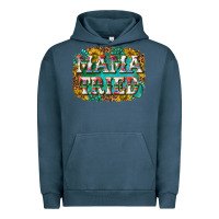 Pigment Midnight Navy western mama tried with sunflowers and gemstone Urban Hoodie - texasbilliewilder