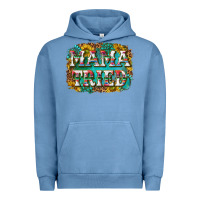 Pigment Pebble Blue western mama tried with sunflowers and gemstone Urban Hoodie - texasbilliewilder