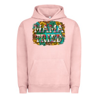 Pigment Salmon western mama tried with sunflowers and gemstone Urban Hoodie - texasbilliewilder