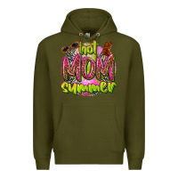 Army Green hot mom summer Premium Hoodie - texasbilliewilder