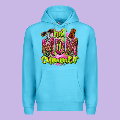 Hot Mom Summer Premium Hoodie Designed By Texasbilliewilder