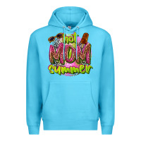 Ocean Blue hot mom summer Premium Hoodie - texasbilliewilder