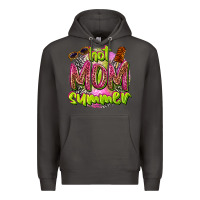 Smoke hot mom summer Premium Hoodie - texasbilliewilder