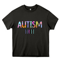 Asphalt Titi Pretty Art Autism Mom Heavy Core Tee - CowhideDigitalArt