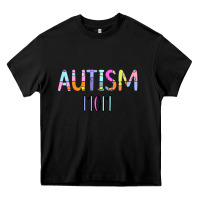 Black Titi Pretty Art Autism Mom Heavy Core Tee - CowhideDigitalArt