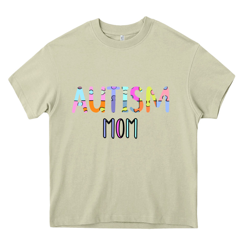 Titi Pretty Art Autism Mom Heavy Core Tee by CowhideDigitalArt | Teevron