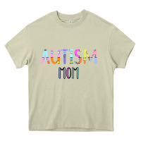 Mossy Titi Pretty Art Autism Mom Heavy Core Tee - CowhideDigitalArt