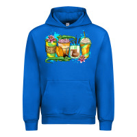 Cobalt alligator coffee cups Urban Hoodie - Zillion Design Studio