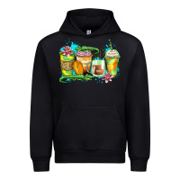 Foreset Green alligator coffee cups Urban Hoodie - Zillion Design Studio