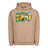 Pigment Burro alligator coffee cups Urban Hoodie - Zillion Design Studio