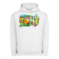 Pigment Lunar Rock alligator coffee cups Urban Hoodie - Zillion Design Studio