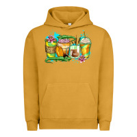 Pigment Peanut Butter alligator coffee cups Urban Hoodie - Zillion Design Studio