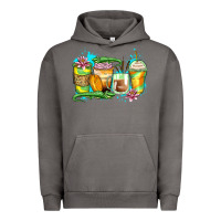 Pigment Tornado alligator coffee cups Urban Hoodie - Zillion Design Studio