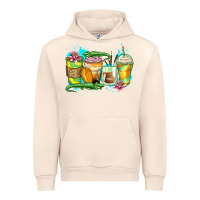 Sandshell alligator coffee cups Urban Hoodie - Zillion Design Studio