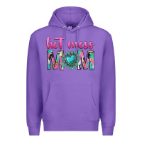 Purple hot mess mom Premium Hoodie - texasbilliewilder