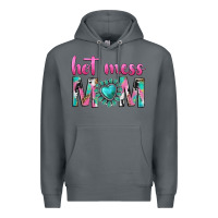 Rock hot mess mom Premium Hoodie - texasbilliewilder