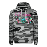 Slate Camo hot mess mom Premium Hoodie - texasbilliewilder