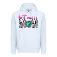 White hot mess mom Premium Hoodie - texasbilliewilder