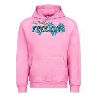 Fuchsia Pink literally freezing winter Urban Hoodie - RanaPortraitStore