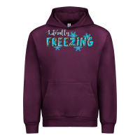 Mauve Wine literally freezing winter Urban Hoodie - RanaPortraitStore