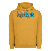 Pigment Peanut Butter literally freezing winter Urban Hoodie - RanaPortraitStore