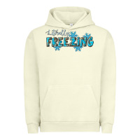 Pigment Pistachio literally freezing winter Urban Hoodie - RanaPortraitStore