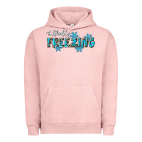 Pigment Salmon literally freezing winter Urban Hoodie - RanaPortraitStore