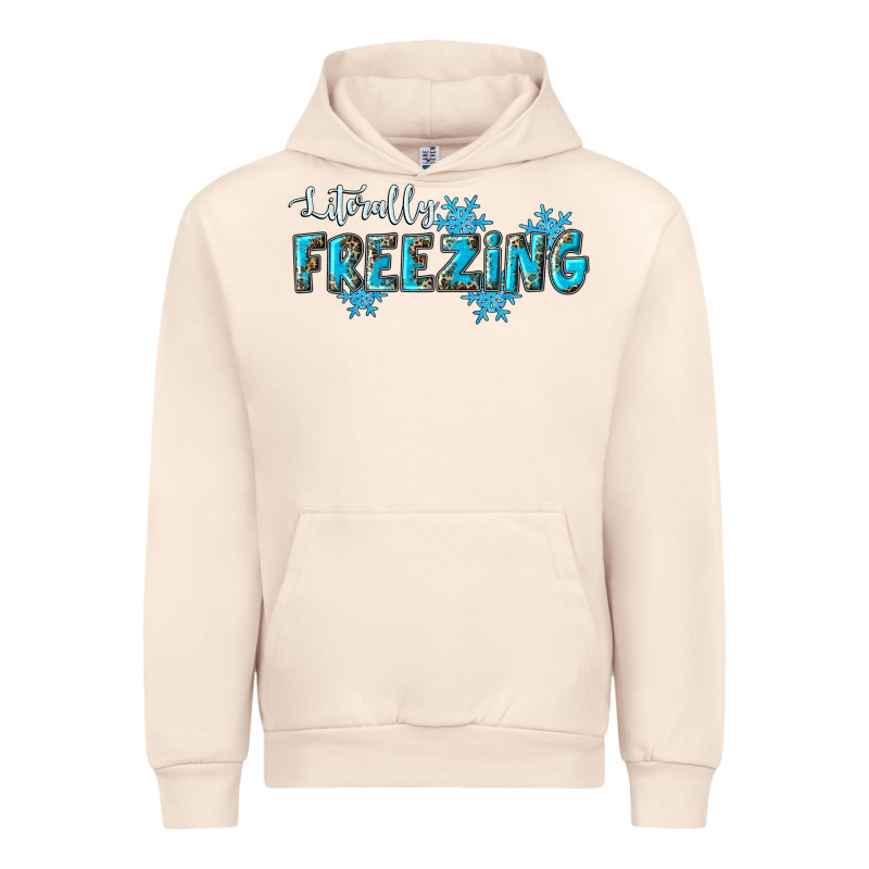 Literally Freezing Winter Urban Hoodie by RanaPortraitStore | Teevron