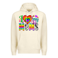 Sandshell i love my moms Premium Hoodie - texasbilliewilder