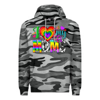 Slate Camo i love my moms Premium Hoodie - texasbilliewilder