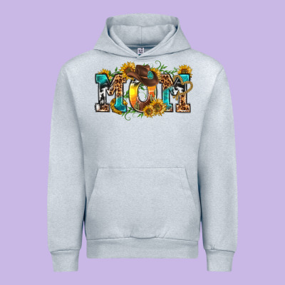 Western Mom Urban Hoodie Designed By Texasbilliewilder