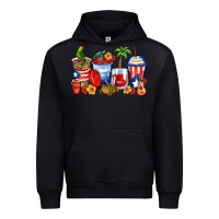 Black puerto rico coffee cups Urban Hoodie - Zillion Design Studio