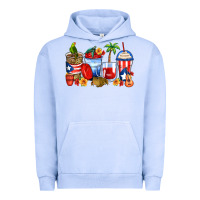 Pigment Grape Ice puerto rico coffee cups Urban Hoodie - Zillion Design Studio