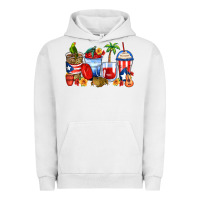Pigment Lunar Rock puerto rico coffee cups Urban Hoodie - Zillion Design Studio