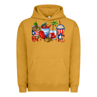 Pigment Peanut Butter puerto rico coffee cups Urban Hoodie - Zillion Design Studio
