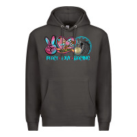 Smoke peace love racing Premium Hoodie - AdoDesignShop