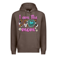 Coffee i am cool mom Premium Hoodie - texasbilliewilder