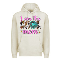 Oatmeal Heather i am cool mom Premium Hoodie - texasbilliewilder