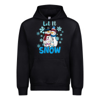 Black let it snow Urban Hoodie - RanaPortraitStore