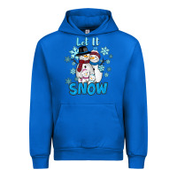 Cobalt let it snow Urban Hoodie - RanaPortraitStore