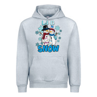 Heather Grey let it snow Urban Hoodie - RanaPortraitStore