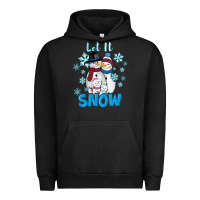 Pigment Black let it snow Urban Hoodie - RanaPortraitStore