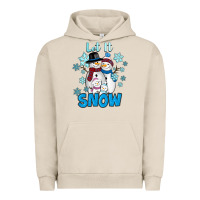 Pigment French Oak let it snow Urban Hoodie - RanaPortraitStore