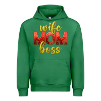Emerald wife mom boss Urban Hoodie - texasbilliewilder