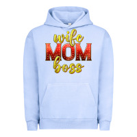 Pigment Grape Ice wife mom boss Urban Hoodie - texasbilliewilder